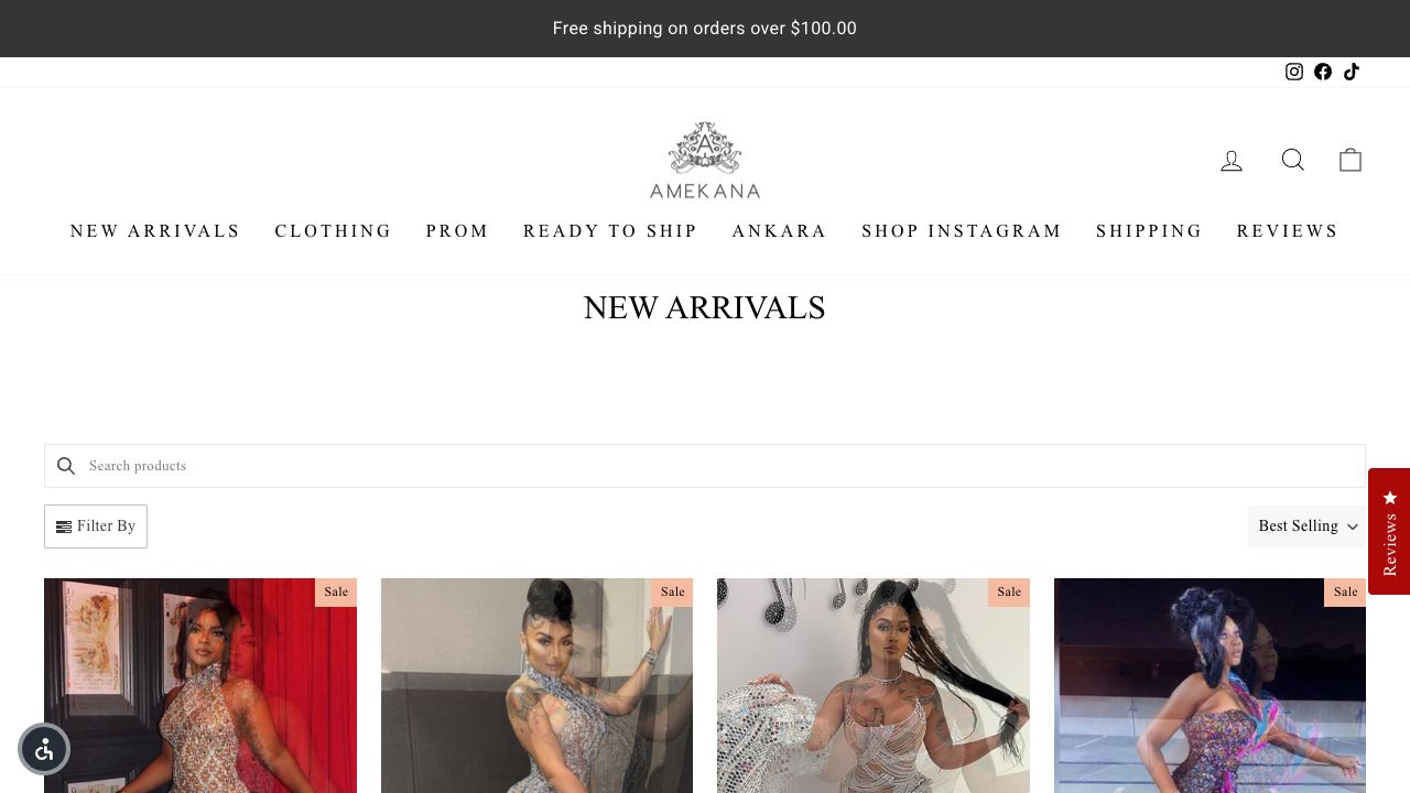 Amekana official new arrival dress collection