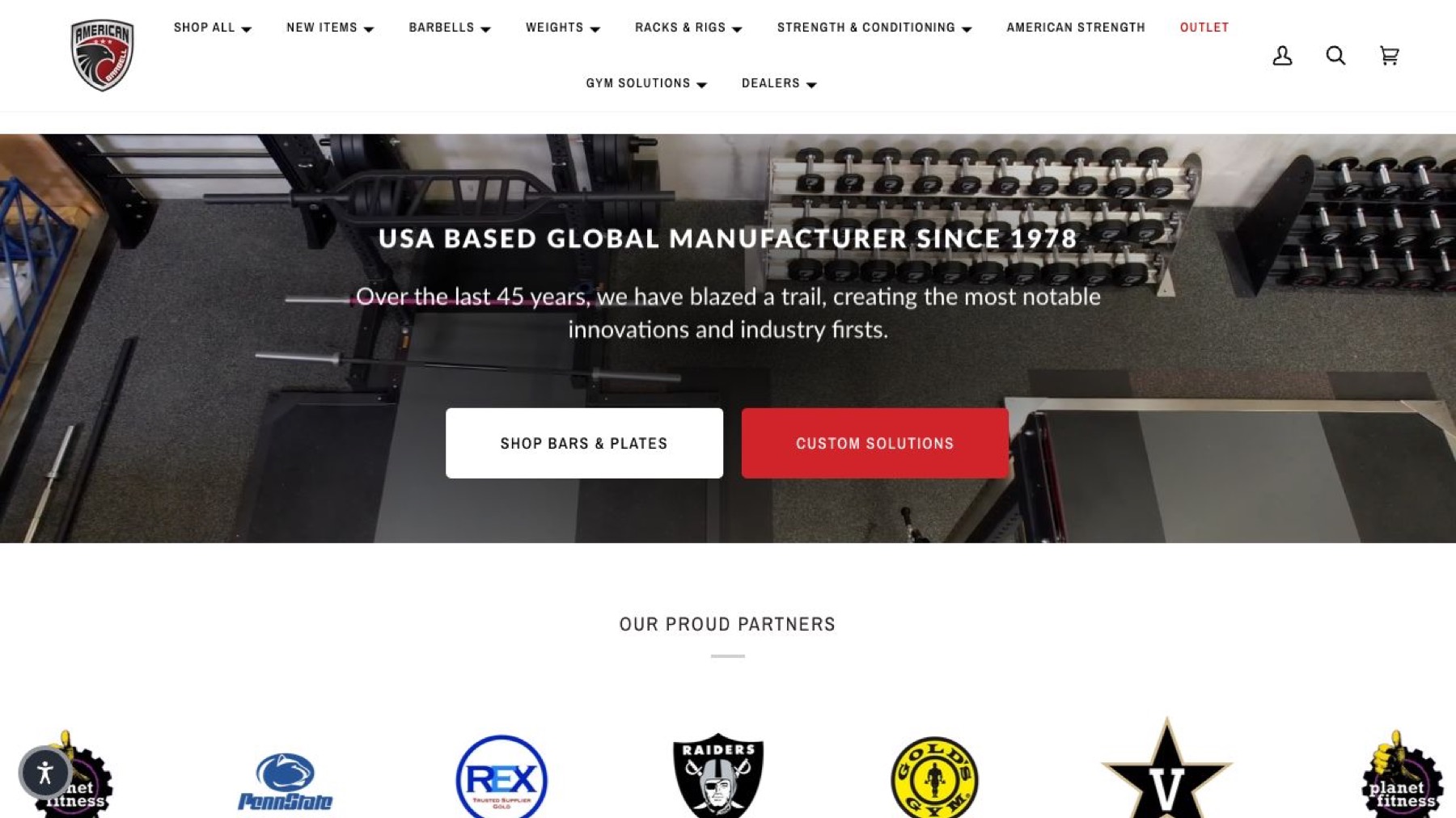 American Barbell official strength equipment homepage